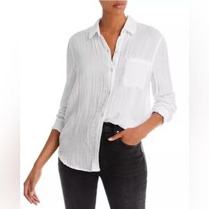 White Rails “Ellis” organic cotton long sleeve shirt - Large